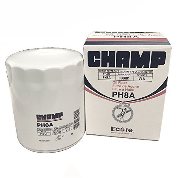 Champ PH8A High Performance Oil Filter, Each
