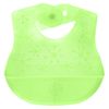 Smart Start Safe Silicone Smart Bib Crystal & Diner Crystal Set, Green, 2 Pieces