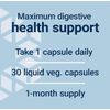 FLORASSIST GI  with PHASE TECHNOLOGY PROBIOTIC 2 BOTTLE 60 Caps LIFE EXTENSION
