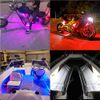 4*Led light strip for Car Inside car Lighting interior Glow Color Remote control
