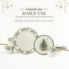 Spode Christmas Tree Holly 12 Piece Dinnerware Set | Service for 4