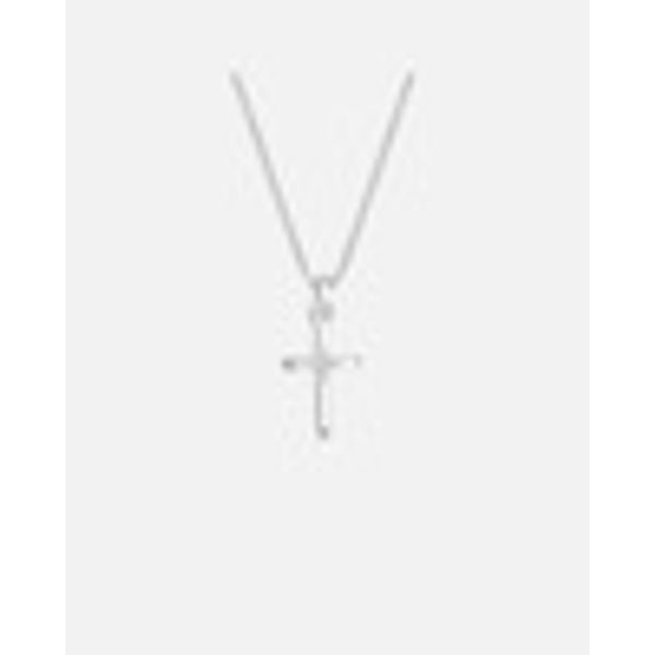 Ciondolo Croce Religione Trend in Argento Sterling 925 placcto oro