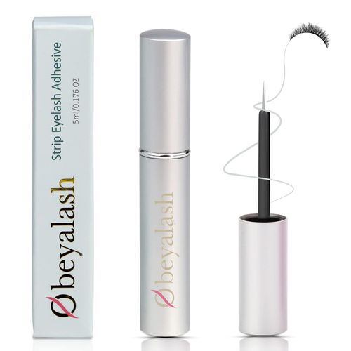 Lash Glue Eyelash Glue Strong Hold Clear Eyelash Glue Eyelash Glue Suitable For Sensitive Eyes 5ml False Eyelash Glue by Obeyalash (Lash Glue White)