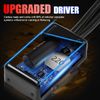 PAIR H4 Mini Bi-LED Projector Lens Hi/Lo Beam Left Right Hand Drive Motorcycle
