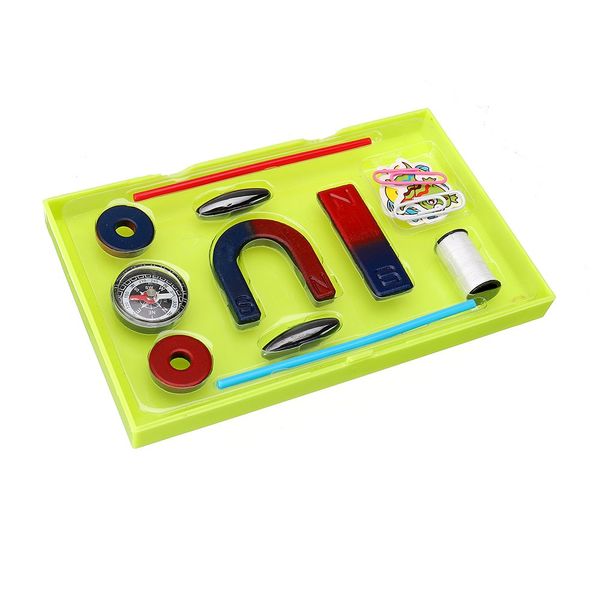 EsportsMJJ U Geformt Hufeisenmagnet Kompass Kit Magnetfeld Physik Experiment Bildung Lehre Spielzeug