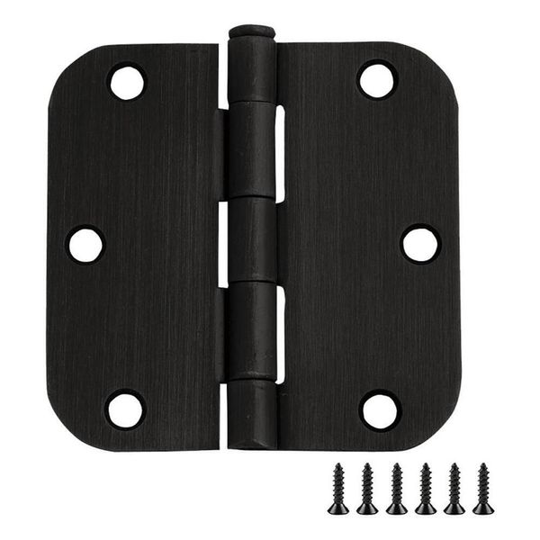 Design House 3.5" Stainless Steel Door Hinge in Oil Rubbed Bronze