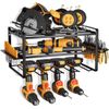 Tool Power Drill Storage Rack Organizer Wall Holder Mount Garage Heavy Duty