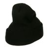 OH Ohio State Embroidered Long Beanie - Black OSFM
