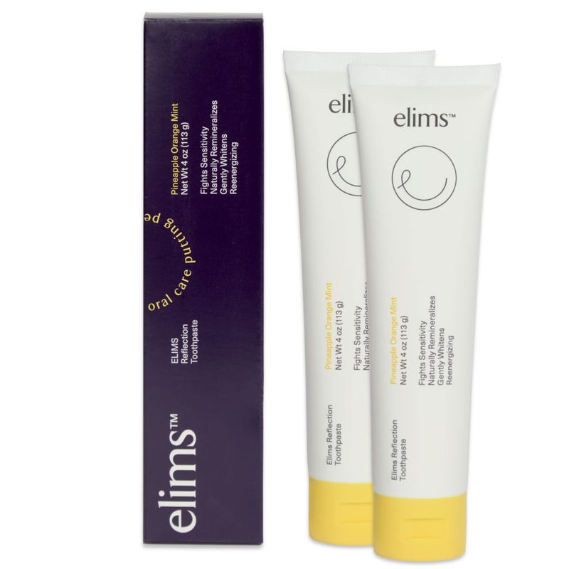 ELIMS Nano Hydroxyapatite Fluoride Free Toothpaste - Natural Xylitol ...