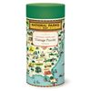 Cavallini Papers & Co. National Parks Map 1,000 Piece Puzzle, Multi