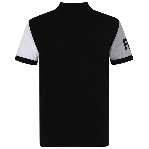 Fulham FC - Official Men's Polo Shirt - with Contrast Sleeves