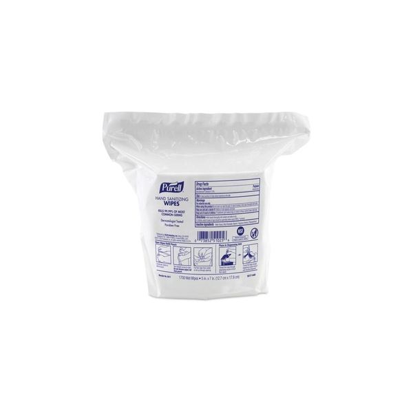 Gojo 921702 Purell Hand Sanitizing Wipes Dispenser Refill, White