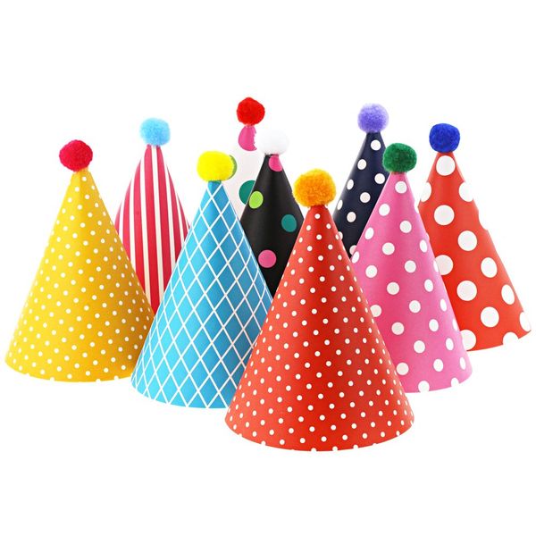 Vesil Kids Birthday Party Hats, Assorted