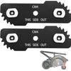 7-1/2" EB-007 Edge Hog Heavy-Duty Edger Replacement Blades, Compatible with Blac