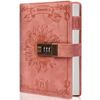 Lock Diary for Women Vintage Lock Journal Refillable Personal Locking Diary L...