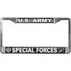 U.S. Army Special Forces License Plate Frame - Metal Chrome