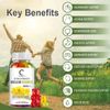 3X Mullein Leaf Gummies 2000mg Support Respiratory System Health Lung Cleansing