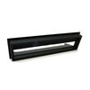 280 x 80 Black Desk Cable Tidy Outlet Metal Square Cube Grommet Insert