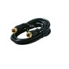 12FTF-F RG59 Patch Cable Black Premium Retail Blister Pack