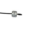 FR Recliner Handle Cable 2.5" Exposed Wire, S-Tip, 3mm Barrel, 28"