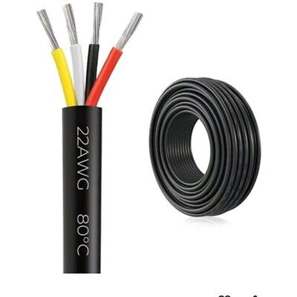 E20 FIRMERST 24 Gauge 100 Feet Outdoor Low Voltage Electrical Wire 4 100