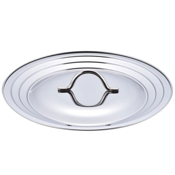 Shimomura 44386 Lid 6.3 inches (16 cm), 7.1 inches (18 cm), 7.9 inches (20 cm), Made in Japan, Stainless Steel Lid, Pot, Frying Pan, Dishwasher Safe