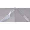 Fineline Settings 2pc Cake Knife & Cutter/Server Clear Premium Plastic Set