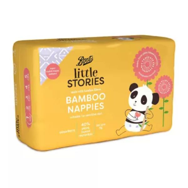 Boots Little Stories Bamboo Nappy Size 1 34 pack
