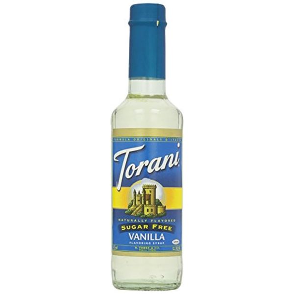 Torani Sugar Free Syrup, Vanilla, 12.7 Ounce