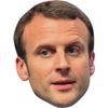 Star Cutouts SM257 "Emmanuel Macron" Mask (Standard)