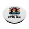 Swing Dance Lindy Hop Dancer Jitterbug Dancing Swing Out PopSockets Standard PopGrip