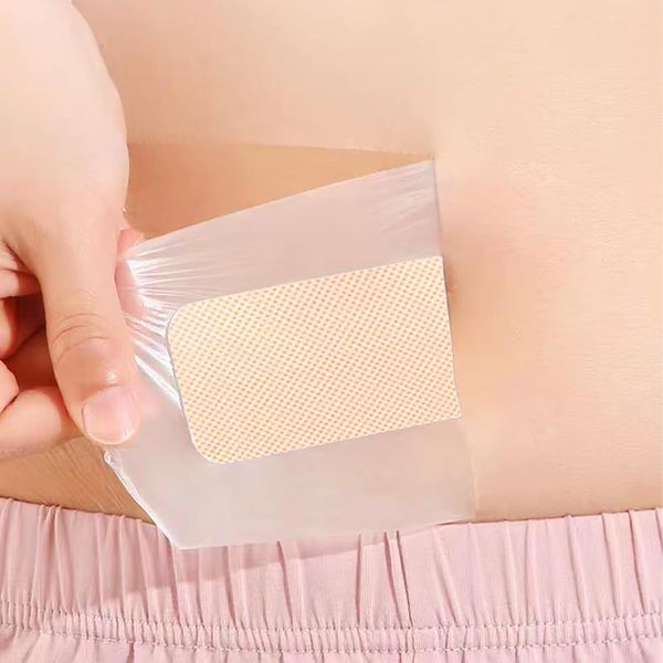 Wound Dressings Pads Skin Color，Incision Island Dressing, Section Adhesive Island Waterproof Bandage Gauze Absorbent Patch-6PCS