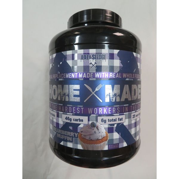 Axe & Sledge Home Made Meal Replacement Blueberry Muffin 6.23 lbs OPENED !