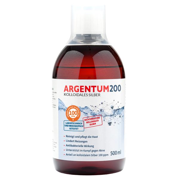 Argentum 200 Colloidal Silver 100ppm 500ml