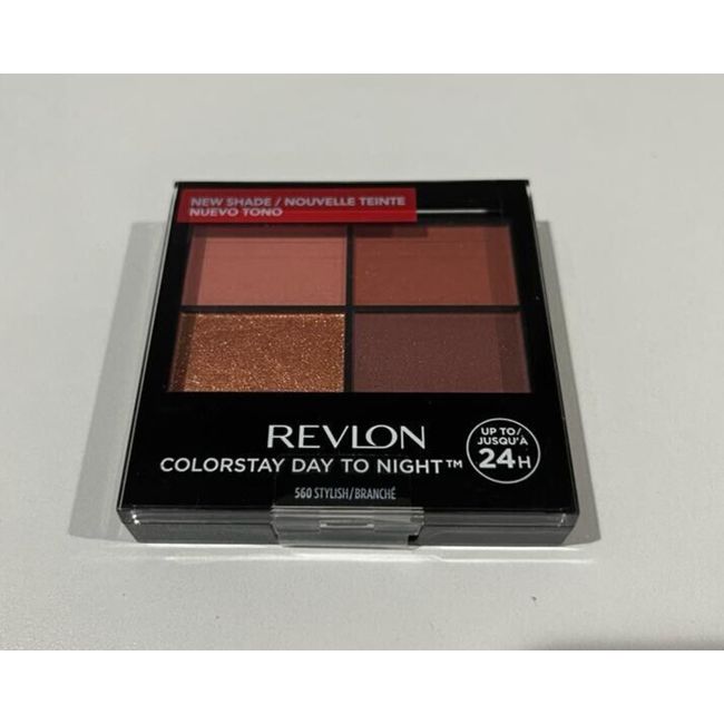 2 PIECES OF REVLON COLORSTAY DAY TO NIGHT EYESHADOW QUAD STYLISH #560 NEW SEALED