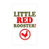 CafePress Little RED Rooster Sticker Rectangle Bumper Sticker Car Decal