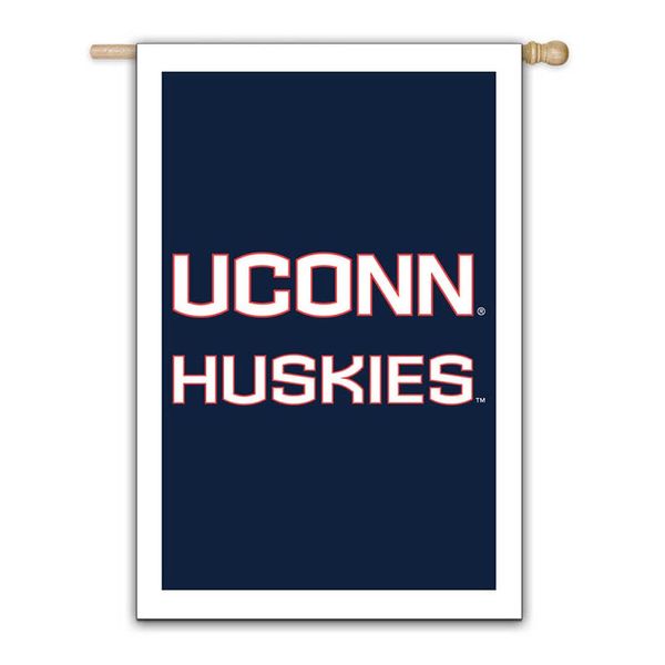 UCONN Huskies Applique Garden Flag