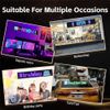 USB Dynamic Colorful Eye Lamp Soft Screen Led Eye for Car Window Car LED Display