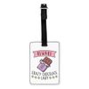 Gift Base Beware Crazy Chocolate Lady Visual Luggage Tag with Black Strap
