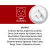 Go Travel UK-AUS Australian and China Compact Earthed Adaptor (Adapter Ref 528)