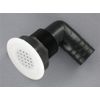 Replacement Boat Parts Elbow Drain w/Screen, 1" Hose Barb