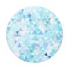 Vine Mercantile Cool Modern Aqua Ombre Gradient Geometric Pattern PopSockets Swappable PopGrip for iPhone 11 with Case
