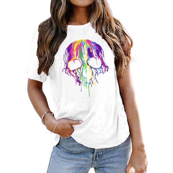 tiorhooe Women Pride T Shirt Gay Pride Rainbow Flag Shirts Be Kind LGBT T-Shirts Tops