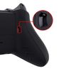 eXtremeRate FlashShot Trigger Stop Bottom Shell Kit for Xbox One S & One X Controller, Redesigned Back Shell & Soft Touch Black Handle Grips & Hair Trigger for Xbox One S X Controller Model 1708