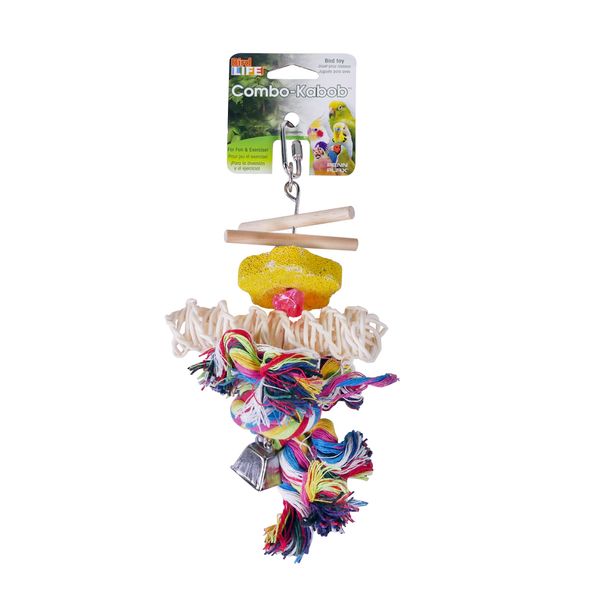 Penn-Plax Combo Kabob Bird Toys, Small