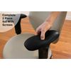 Comfort Memory Foam Office Chair Armrests Replacement Arm Pads Very Soft 2pc Set