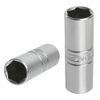 KS Tools 922.1207-1/2" Spark Plug Socket, 18 mm - Long Version - Ultimate® Range - Chrome Vanadium - Satin Chrome Finish