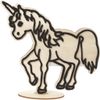 Decoration Figure, unicorn, H: 19 cm, 1pc