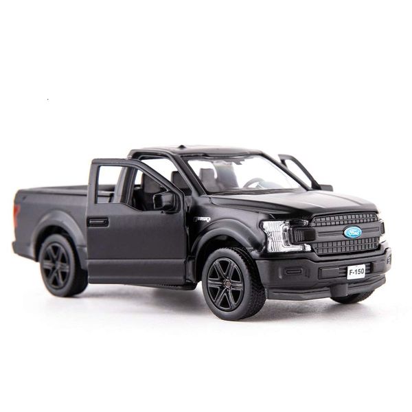 RMZ City 1:36 Scale F150 Pickup Truck Casting Car Model, Zinc Alloy Toy Car for Kids, Pull Back Vehicles Toy Car for Toddlers Kids Boys Girls (Black)