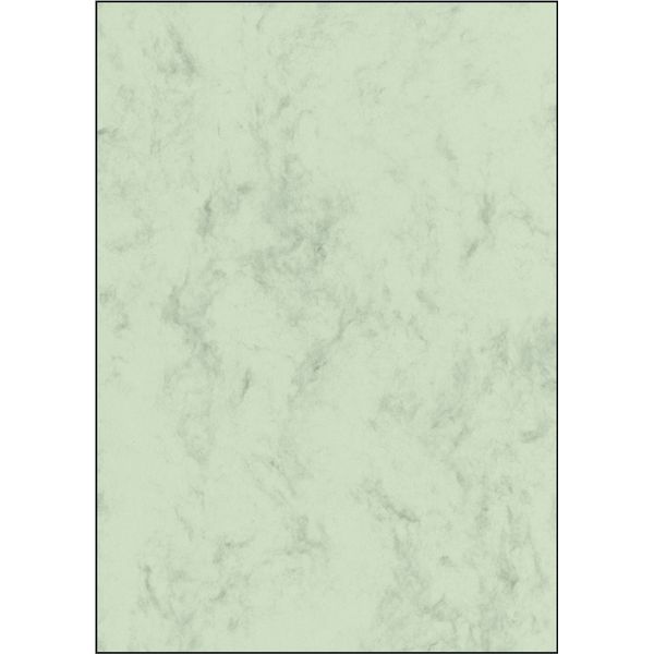 SIGEL DP552 Marbled Writing Paper, A4, 200 gsm double sided, Green, 50 sheets